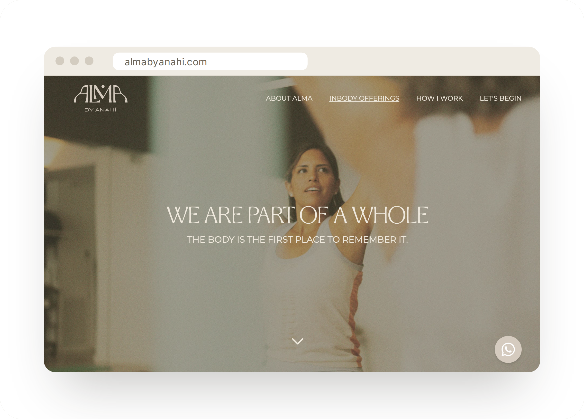 ALMA by Anahí website