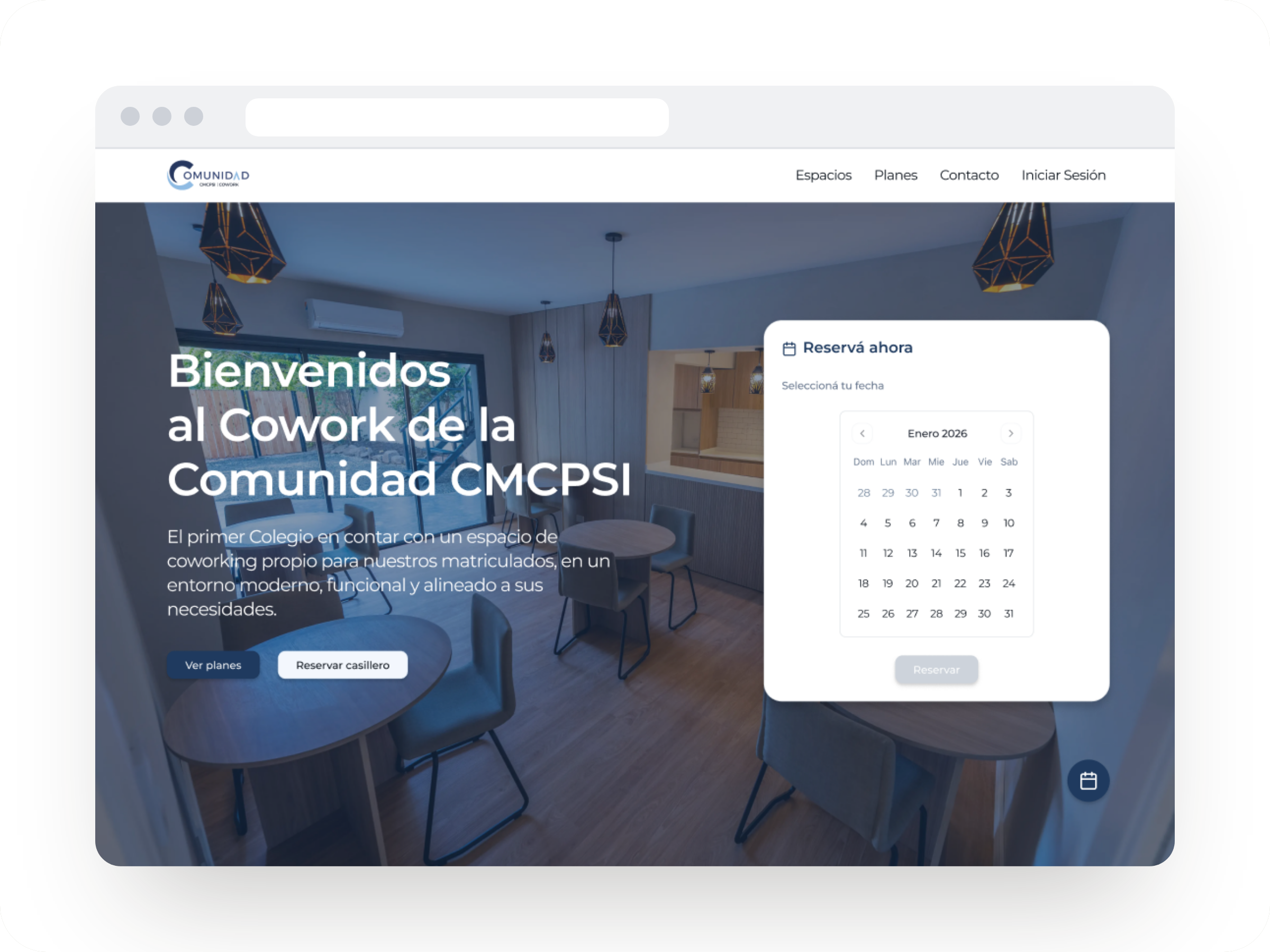 Comunidad CMCPSI Cowork website